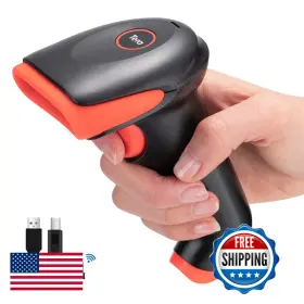 B08x2ffz94 Tera Pro Wireless 2d Qr Barcode Scanner 3 In 1 Bluetooth 2.4ghz Usb