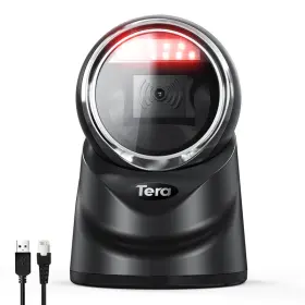 B09ptjwqc9 Tera 2d Qr Desktop Omnidirectional Barcode Scanner Hands-free Usb 2.0 Wired Bar
