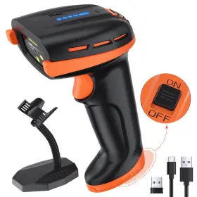 Tera B0djslcjww Pro Wireless 2d Barcode Scanner Power Switch Battery Level Indicator