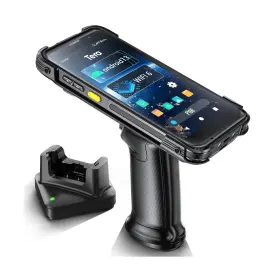 P166gc Tera Us Android 13 Barcode Scanner Pda With Pistol Grip Charge Cradle Wi-fi 6 Q