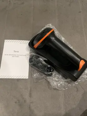 Scannerd5100chargingcradle Tera 2d Barcode Scanner With Adjustable Folding Stand And Charging Cradle