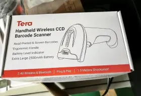 T5100c Tera Wireless Ccd Barcode Scanner Usb/ 2.4ghz Bluetooth