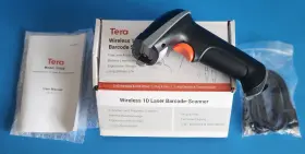 Tera-5100e-gy-us Tera 5100e Wireless/wired 1d Laser Barcode Scanner New In Box With Cable And Manual