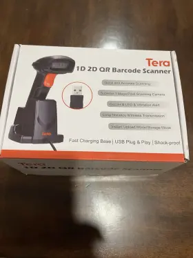 X002jb060n Tera Series 1d 2d Qr Barcode Scanner Usb Charging Cradle Stand