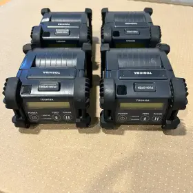 2317t800767 Toshiba Lot Of 4 Mobile Handheld Thermal Printer Connects With Android Scanner
