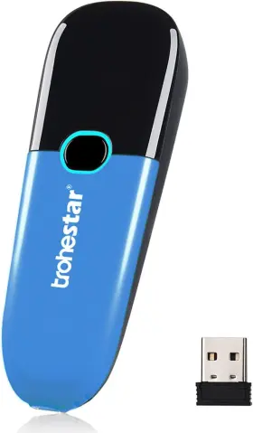 N3-ccd-nb Trohestar Wireless Barcode Scanner Support Bluetooth 2.4ghz Usb Connection 1d Read