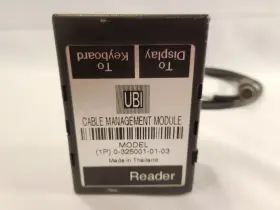 0-325001-01-03 Ubi - United Barcode Industries Cable Management Module Model 1p With #3