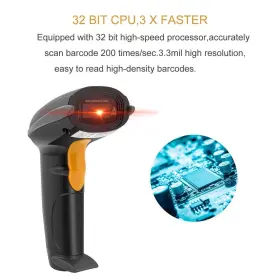 Unideeply 767775418088 1d Wired Bar Code Scanners Readers For Computers Pc Usb Cable Laser Barcode Hand #2