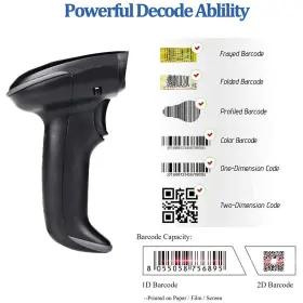 Unideeply 767775418101 1d 2d Wired Bar Code Scanners Readers For Computers Usb Cable Barc #2