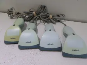 3892b470 Unitech Lot Of 4 Ms 180-1kg 1d Ps/2 Corded Barcode Reader #2