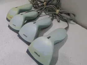 3892b470 Unitech Lot Of 4 Ms 180-1kg 1d Ps/2 Corded Barcode Reader #3