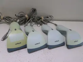 3892b470 Unitech Lot Of 4 Ms 180-1kg 1d Ps/2 Corded Barcode Reader