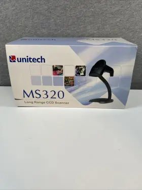 Ms320-1g Unitech Ms320 Long Range Ccd Scanner With Box And Instructions-pre Owned Tested