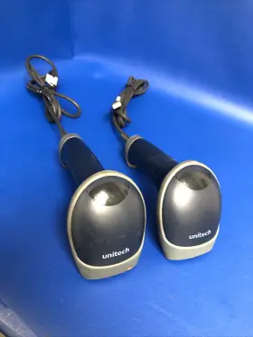 Ms840-sucb00-sg Unitech Lot Of 2x Barcode Sccanners Wired