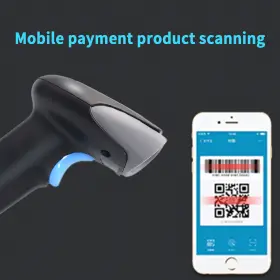 E301-e028 Vipjq Automatic Usb Laser Scan Barcode Scanner 2 In 1 2d 1d Code Reader Gun V1 #3