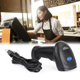 M566-a054 Vipjq 2020 Intelligent Usb Laser Scan Barcode Scanner Gun Bar Handheld Code Reader #2