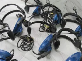 Sr-20 Vocollect Lot Of 7 Used Volollect Headsets Free Shipping #3