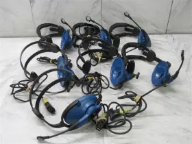 Sr-20 Vocollect Lot Of 7 Used Volollect Headsets Free Shipping