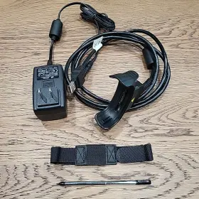 Hc1-dc Wasp 633808121686 Replacement Black Single Slot Usb Docking Cable And Stylus Pen Strap