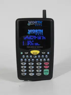 Lt7111h Worth Data 7000 Series Rf Terminal Bar Code Scanner #3