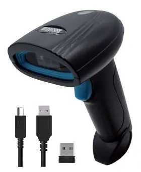 Xyllayeo 767461252606 Barcode Scanner Wireless 1d 2d Qr Code Handheld Auto Image Library