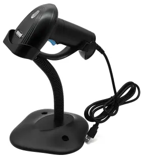 Xyllayeo 767461252613 Barcode Scanner With Stand Usb Wired 1d 2d Qr Code Inventory Aut