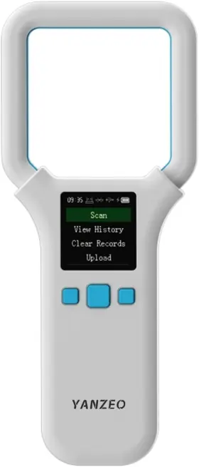 Ar180e Yanzeo Bluetooth Pet Microchip Scanner Wireless Rfid Handheld Chip Reader 134.2khz