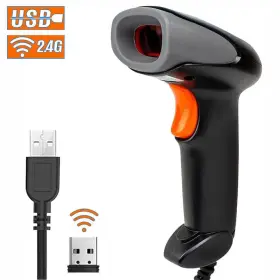 L6811 Yanzeo 2.4ghz Wireless Barcode Scanner Usb Cordless 1d Laser Handhold Reader