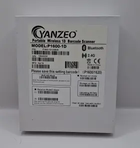 P1600-1d Yanzeo Portable Wireless 1d Barcode Scanner