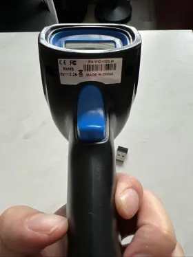 Yhd-1100lw Yhd Wireless Handheld 1d Barcode Scanner With Receiver. No Usb Cable #3