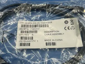 25-124300-01r Zebra Cable Assembly
