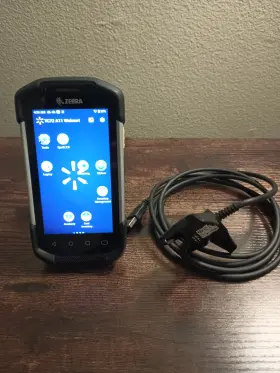 Tc720l Zebra 720l Android Mobile Computer Barcode Scanner With Walmart Software And Grip