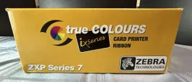 800077-711 Zebra True Colours Black Ribbon For Zxp Series 7 5000 Prints New