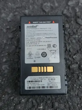 55-0033476-01 Zebra 82-000012-01/55-0033476-01 Symbol Battery For Mc32 Series Handheld Scanners - Genuine 82-000012-01