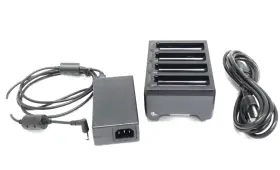 As-000254-08p Zebra Base-crd-01 4-slot Charging Cradle Base With Power Adapter