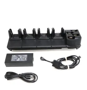As-000254-11p Zebra Base-crd-5sl-01/as-000254-11p Base-crd-5sl-01 4-slot Charging Cradle And Battery With Ad