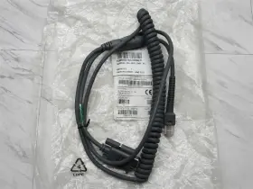 Cba-r49-c09zar Zebra New Rs232 9ft Coiled Serial Data Transfer Scanner Cable