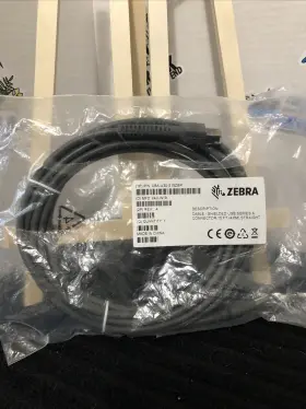 Cba-u30-s15zbr Zebra Barcode Scanner Usb Cable 15ft