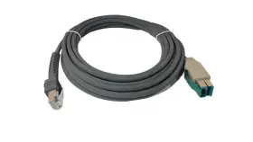 Cba-u35-s15zar Zebra 15 Feet Shielded Power Over Usb Cable
