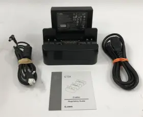Crd-et5x-1scom1 Zebra Single Slot Charge Cradle Hdmi Ethernet Usb With Ac Adapter