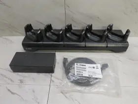 Crd-tc51-5schg1c-01 Zebra Tc51 Tc56 Sharecradle-mc 5-slot Dock Modular Bay Charger Cradle With Adapter