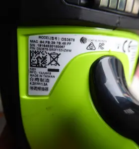 Ds3678-sr0f153vzww Zebra Sr Fips Barcode Scanner Used Unit Only #3