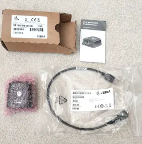 Ds457-dl20004zzww Zebra Bar Code Scanner New Open Box Pictured Cable