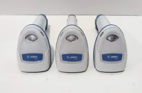 Ds4808-hc4000bvzww Zebra Lot Of 3 Handheld Barcode Scanners No Cables Working