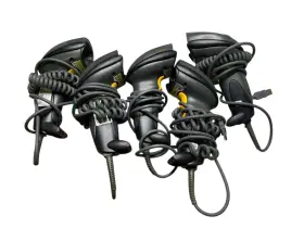 Ds6708-sf20007zzr Zebra Lot Of 5 2d/1d Barcode Scanners -includes Usb Cables