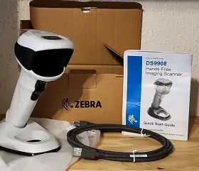 Ds9908-hd4000wzzww Zebra Ds9908-hd 1d 2d Led Portable Barcode Scanner With Usb Cable