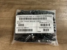 Kt-strpn-rs507-10r Zebra Kt-strpt-rs507-10r Strap Whistler 10 Pack Hook And Loop Black Af2765stkroshk