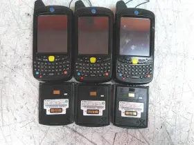 Mc67na-pfabaa00511 Zebra Defective Lot Of 3 Handheld Barcode Scanners As-is