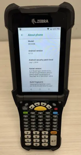 Mc930b-gshdg4na Zebra Mc930bgshdg4na Mobile Handheld Computer - Black Battery Included #3