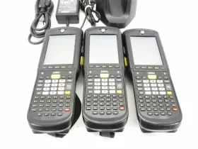 Mc9590 Zebra Lot Of 3 Motorola 9590 Mobile Barcode Scanner With 1x Charging Cradle #2
